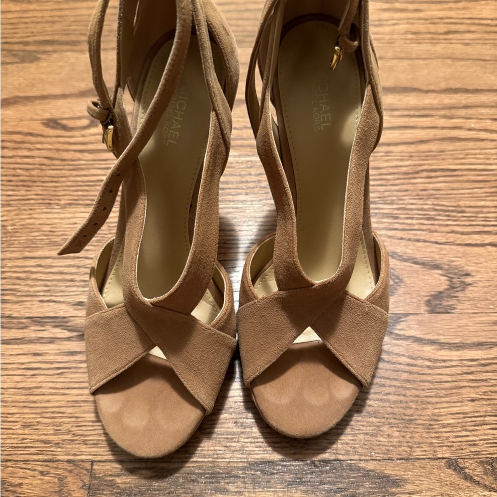 Michael Kors Brown Strappy Heels